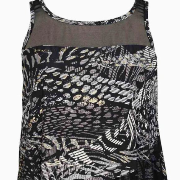 NWT Miraclesuit Lux Lynx Mirage Tankini Top Size 16 - Picture 1 of 13